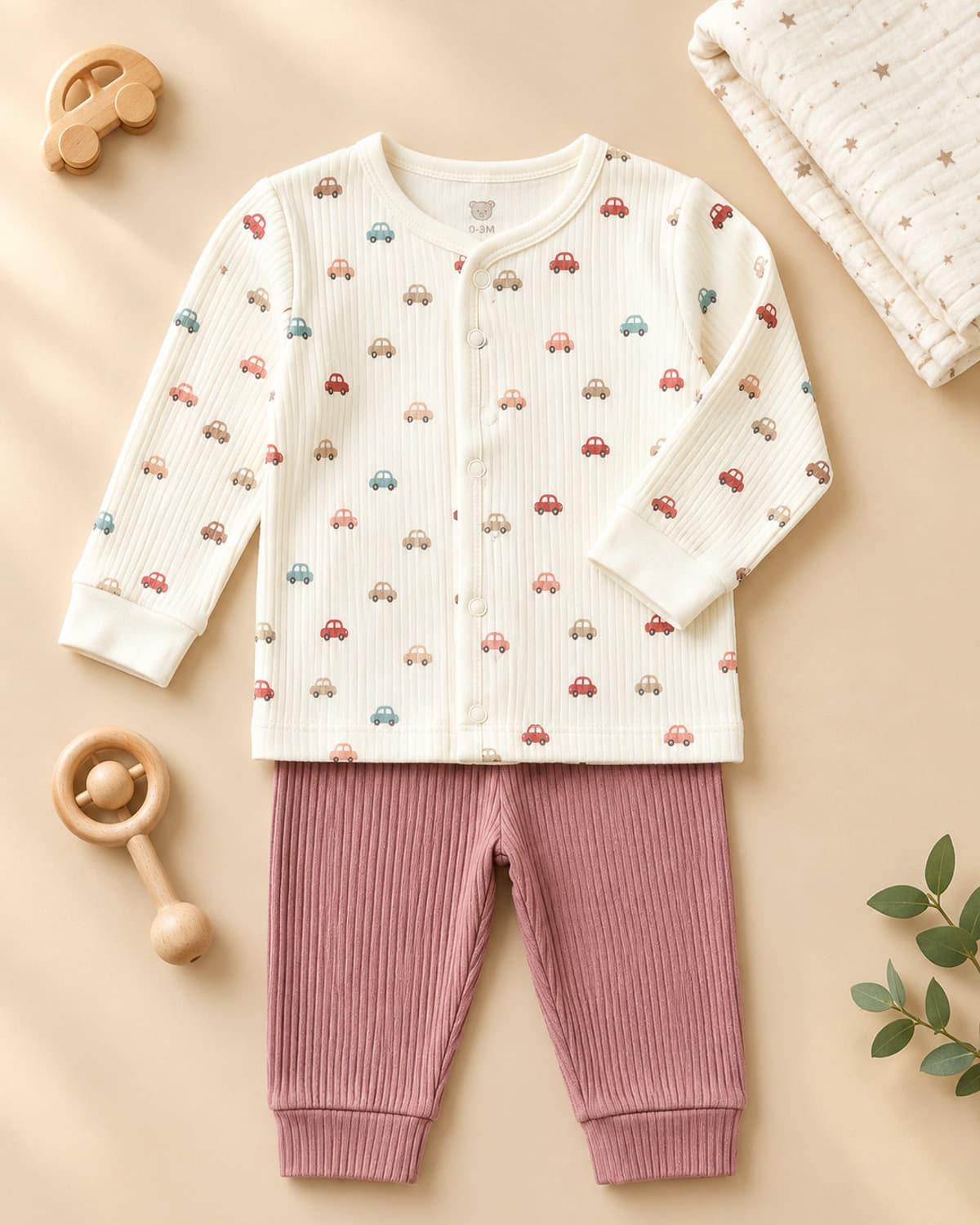 Little Vintage Car Coord Set product photo