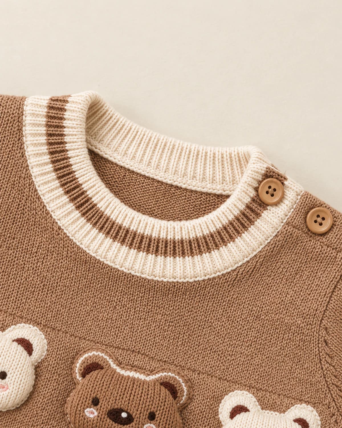 Neckline with side button