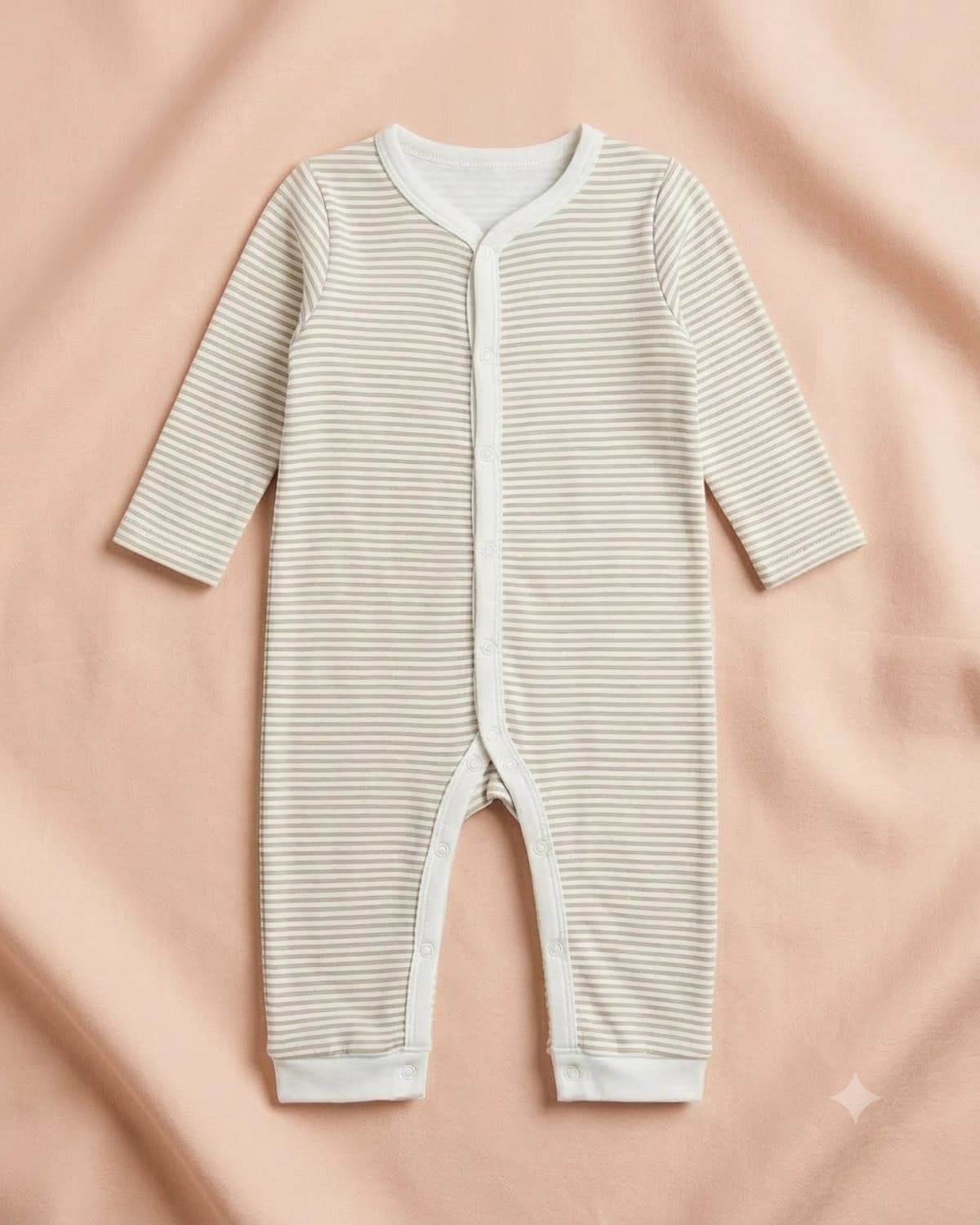 Striped Snuggles Jumpsuit product photo