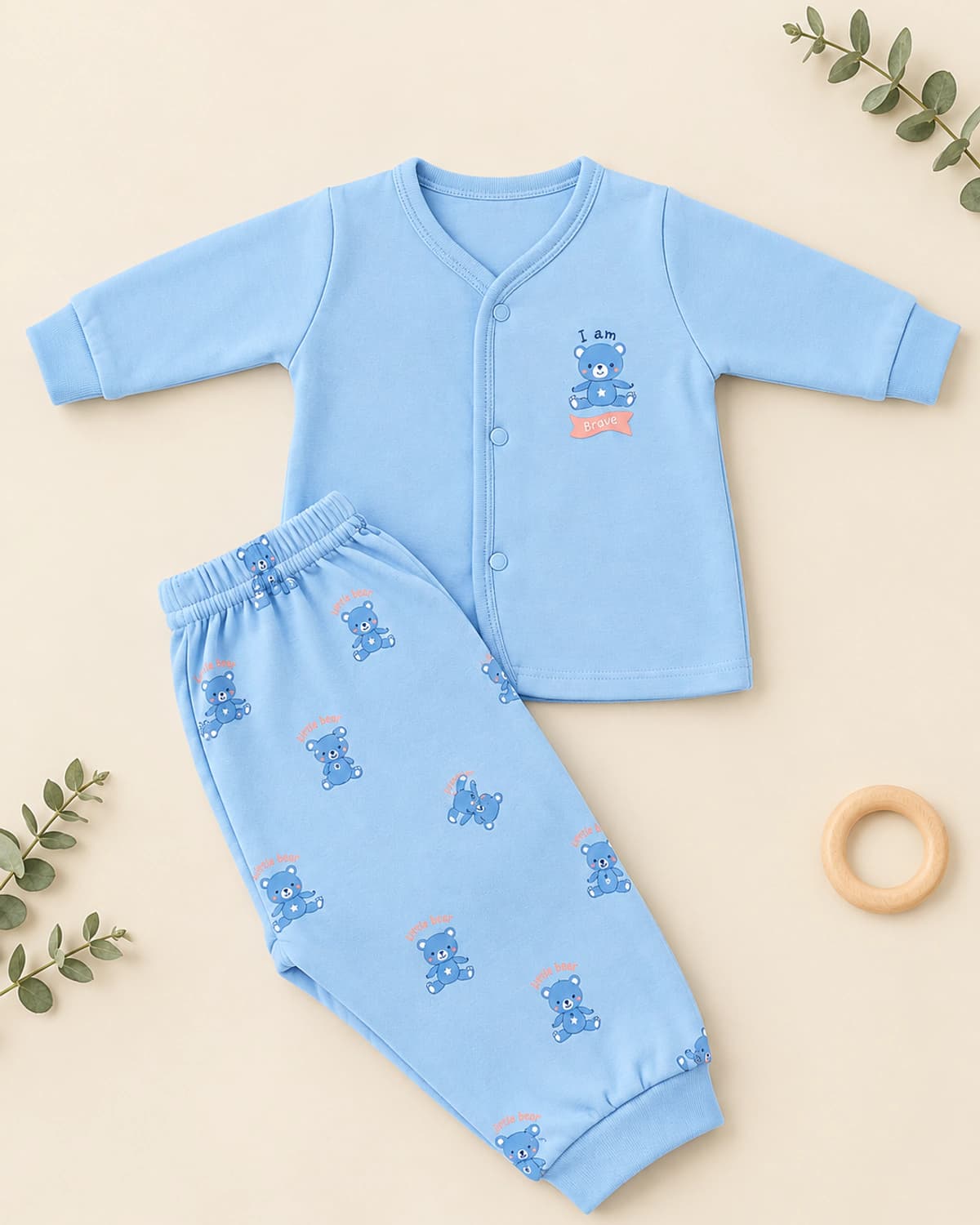 Baby Bear Pajama Set, main product photo